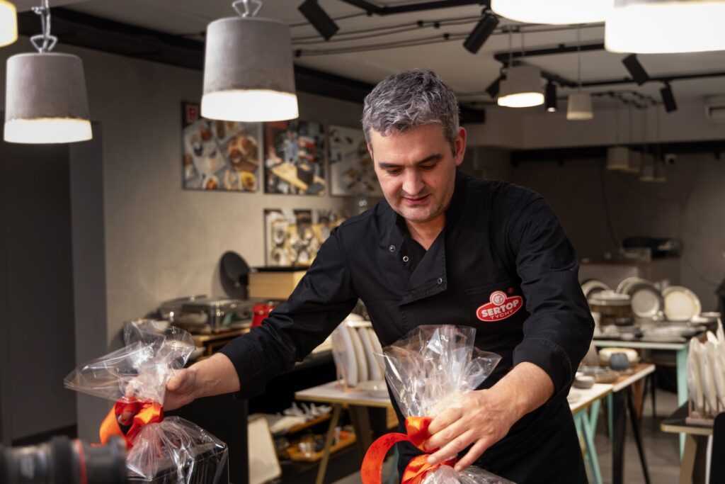 Julien Secher na warsztatach Sertop